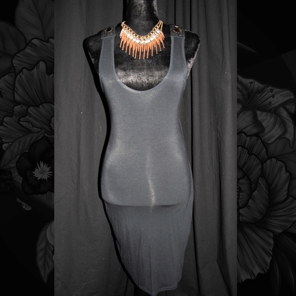 Faith Connexion - Rhinestone Backless Dress - Women’s Size Small